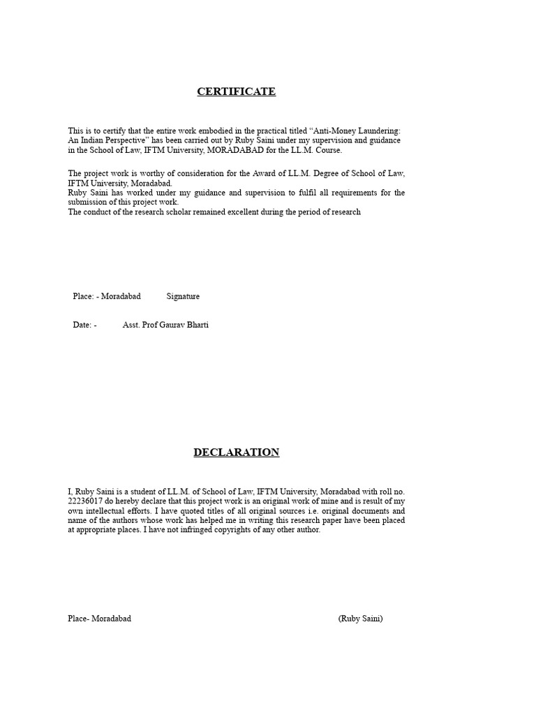 Certificate R | PDF | Financial Regulation