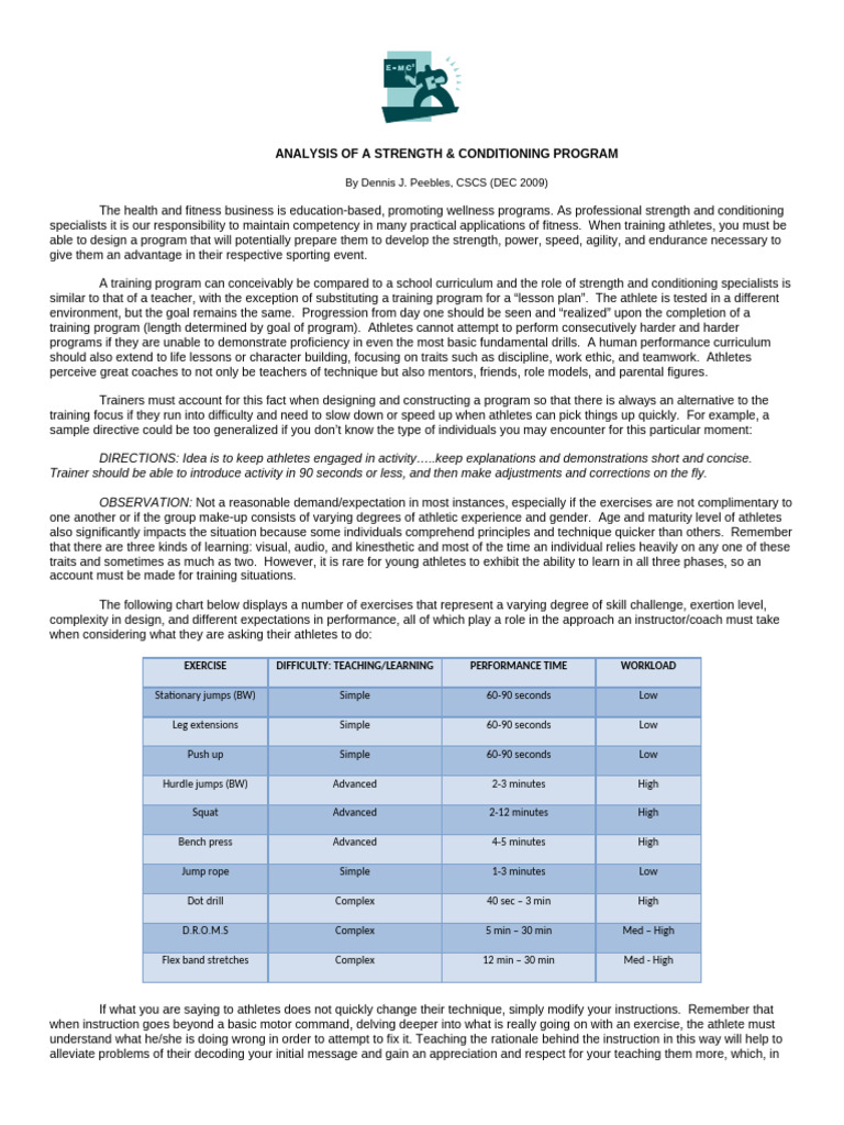 Training System Analysis | PDF | Strength Training | Kettlebell