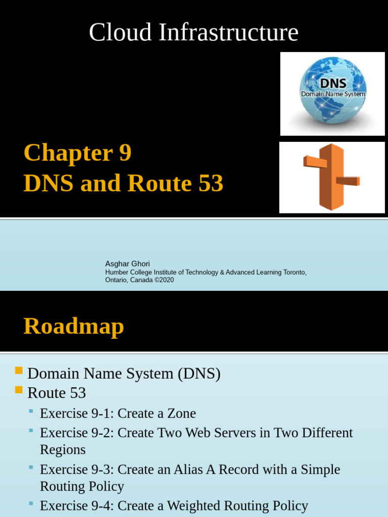 Cloud Infrastructure - Chapter 09 DNS and Route 53 | PDF | Domain Name ...