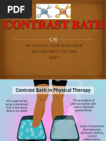 Contrast Bath Instructions for Hands and Feet | PDF