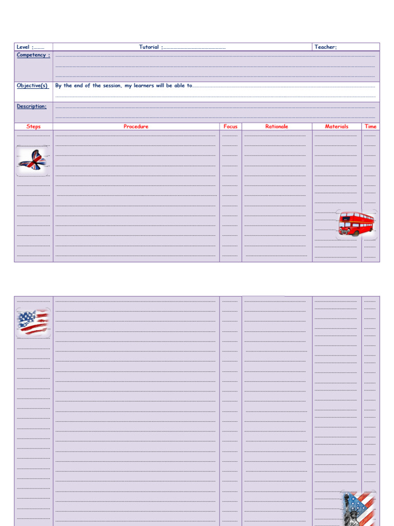 Tutorial Session Plan | PDF