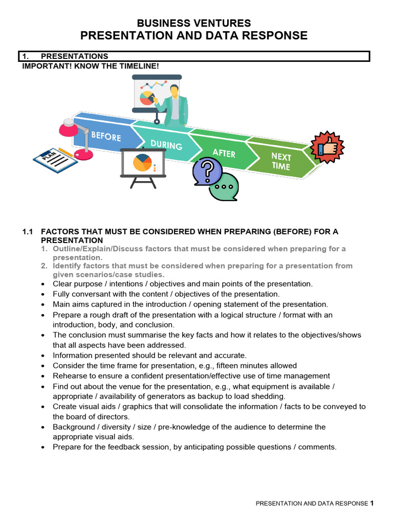 Presentation of Business Information | PDF | Information | Human ...