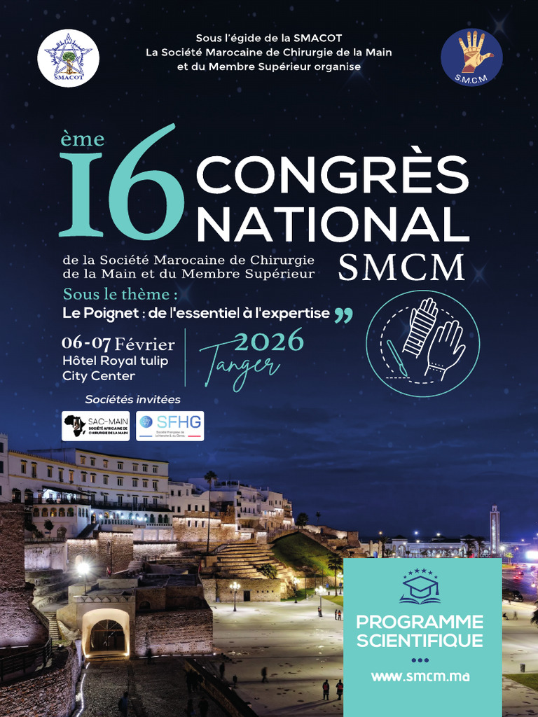 Programme Congr S SMCM 2026 PDF Main Appareil Locomoteur 1