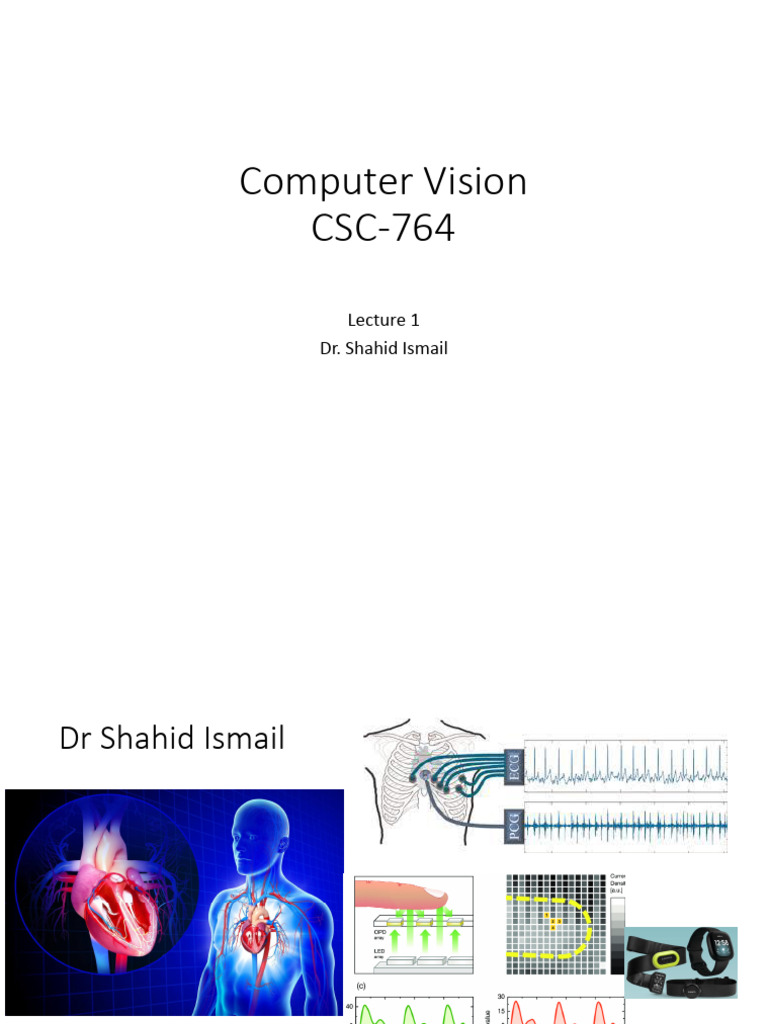 Lecture 1 14102022 065334pm | PDF | Computer Vision | Image Segmentation