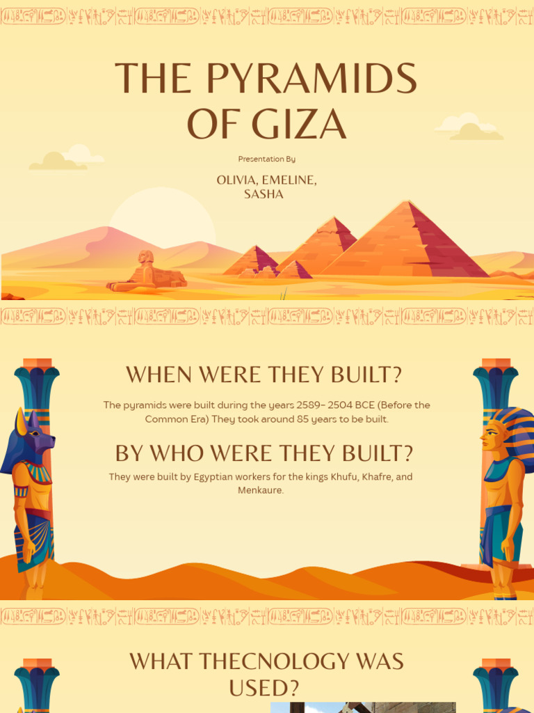 The Pyramids of Giza | PDF