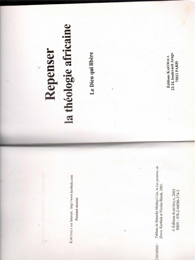 Jean Marc Ela Sur La Foi Chretienne Et L'ecologie en Afrique | PDF