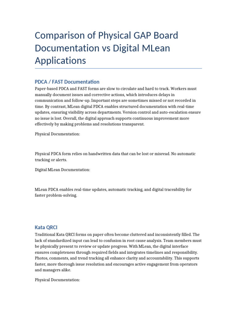 GAP Vs MLean Comparison With 1st Part OK | PDF | Audit | Regulatory ...