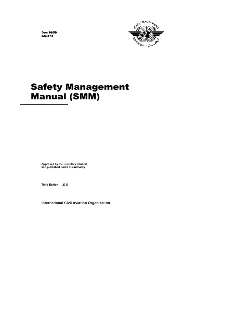 Doc.9859 Icao | PDF | Safety | Risk Management