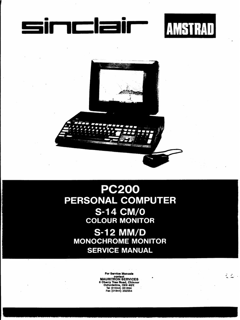 Sinclair Pc200 Esquemas | PDF
