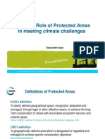 IUCN and Role of Protected Areas in Meeting Climate Challenge - Saadullah Ayaz