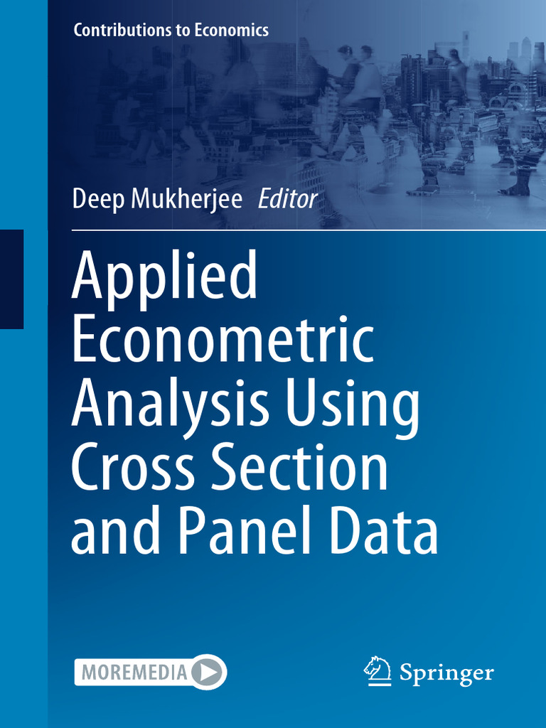 Applied Econometric Analysis Using Cross Section and Panel Data | PDF ...