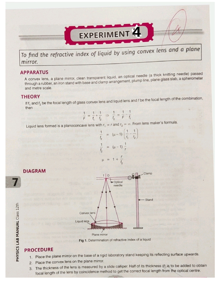 XII Experiment 4 | PDF