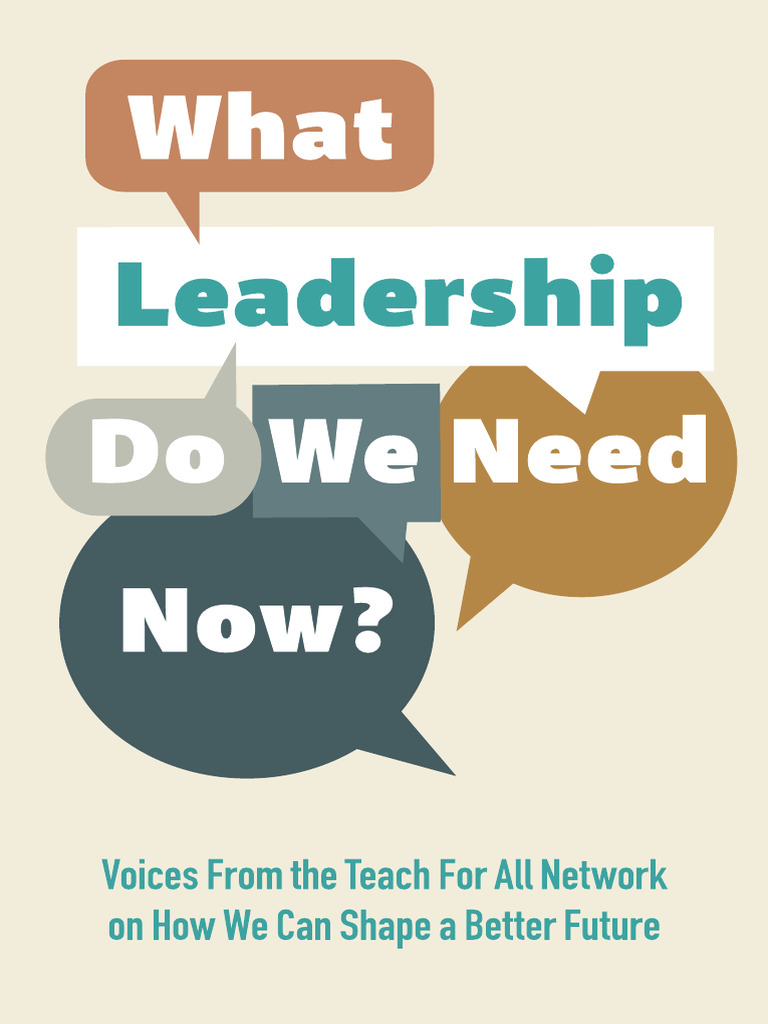 What Leadership Do We Need Now | PDF | Leadership | Emotions