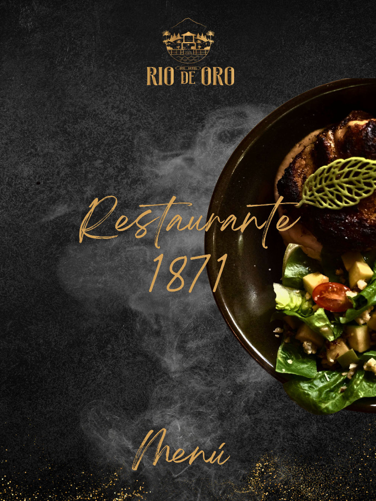Menu Rio de Oro | PDF | ensalada | filete