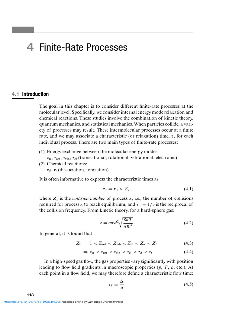 07.4 PP 118 146 Finite-Rate Processes | PDF | Dissociation (Chemistry ...