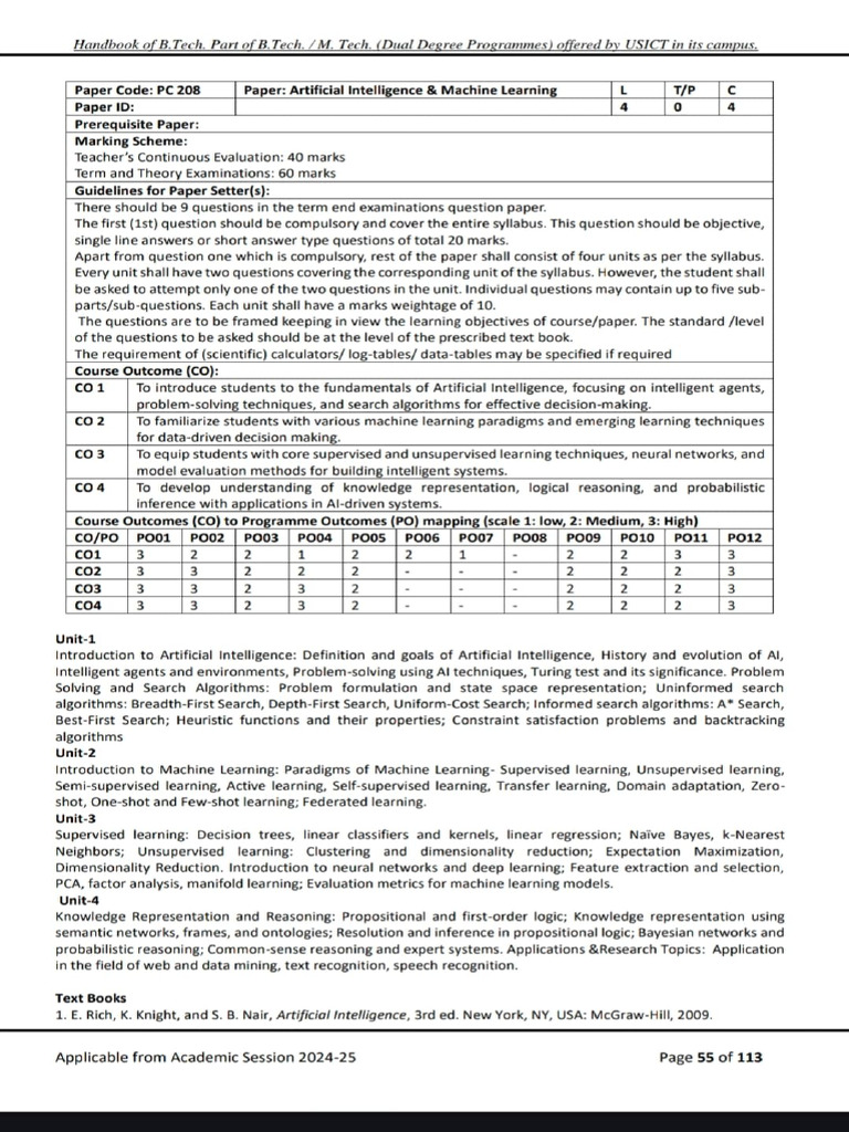 AI&Ml .4th Sem | PDF | Machine Learning | Artificial Intelligence