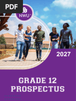 NWU 2026 Application Guide | PDF | University And College Admission ...