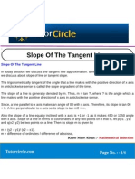 Slope of the Tangent Line