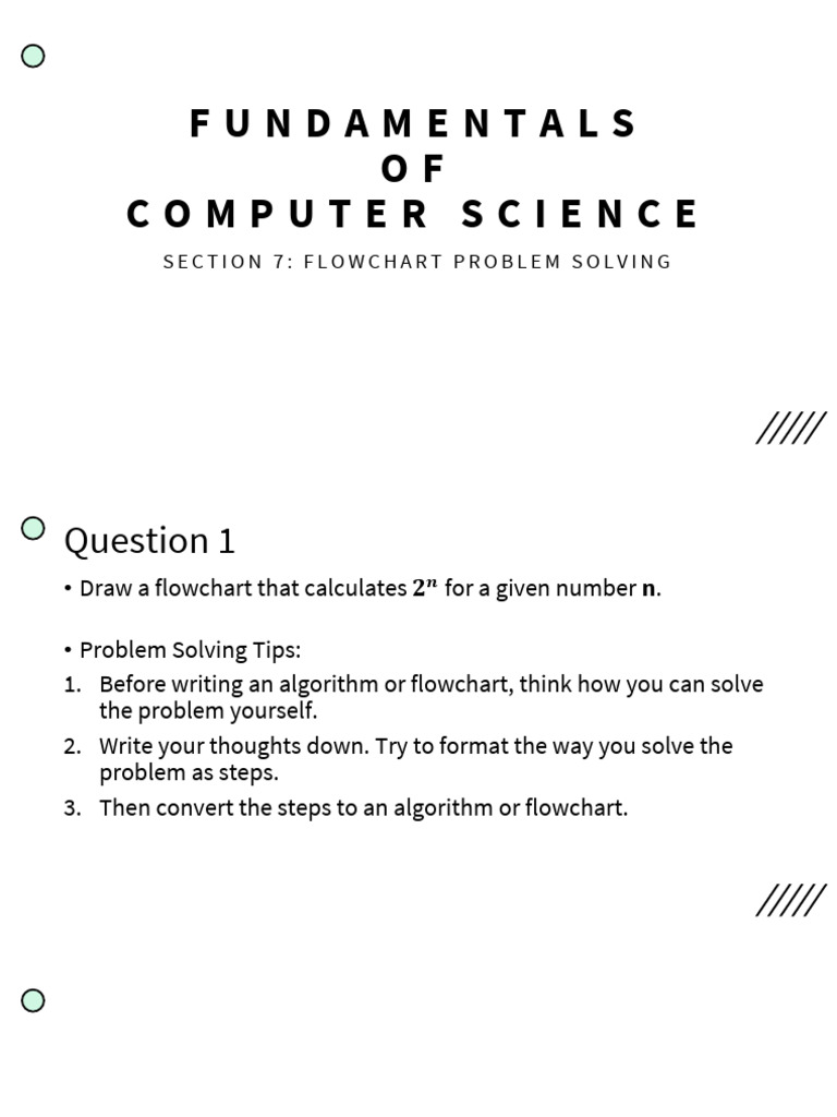 Fundamentals of CS Section 7 | PDF | Numbers | Algorithms