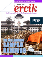  Membendung Sampah Bandung. Media Informasi Air Minum dan Penyehatan Lingkungan PERCIK Edisi Agustus 2006.