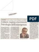Zuliani: Rapine e Terremoti - Il Giornale Di Vicenza 4 Luglio 2012