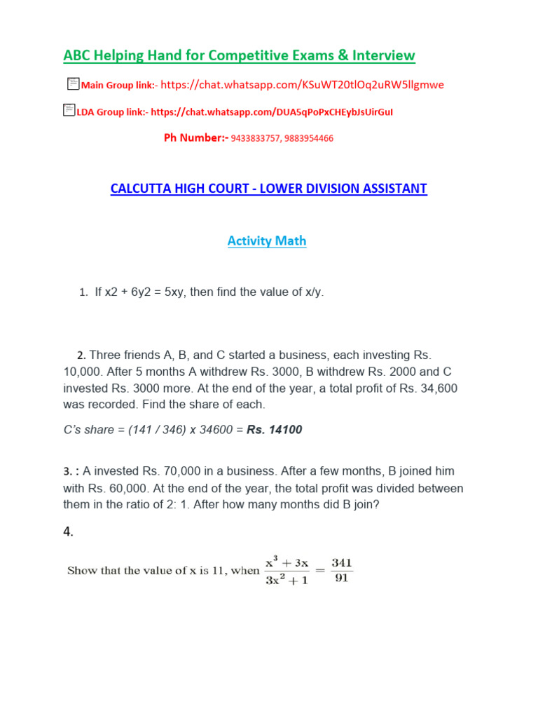 LDA Activity 3 | PDF