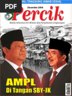 Download Air Minum dan Penyehatan Lingkungan di Tangan SBY-JK Media Informasi Air Minum dan Penyehatan Lingkungan PERCIK Edisi Desember 2006  by Oswar Mungkasa SN99084130 doc pdf