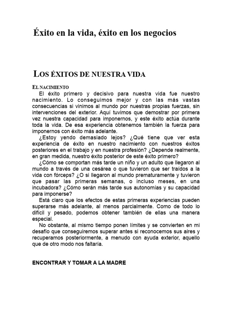 Exito en La Vida | PDF | Amor | Felicidad