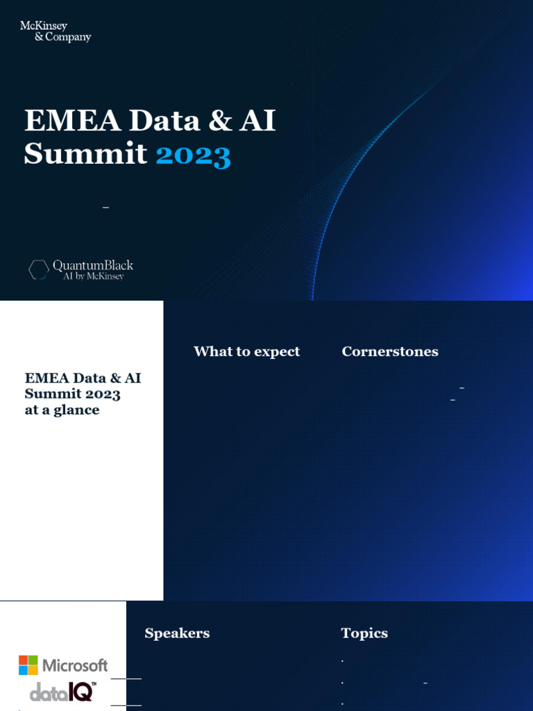 EMEA Data & AI Summit 2023 | PDF | Artificial Intelligence ...