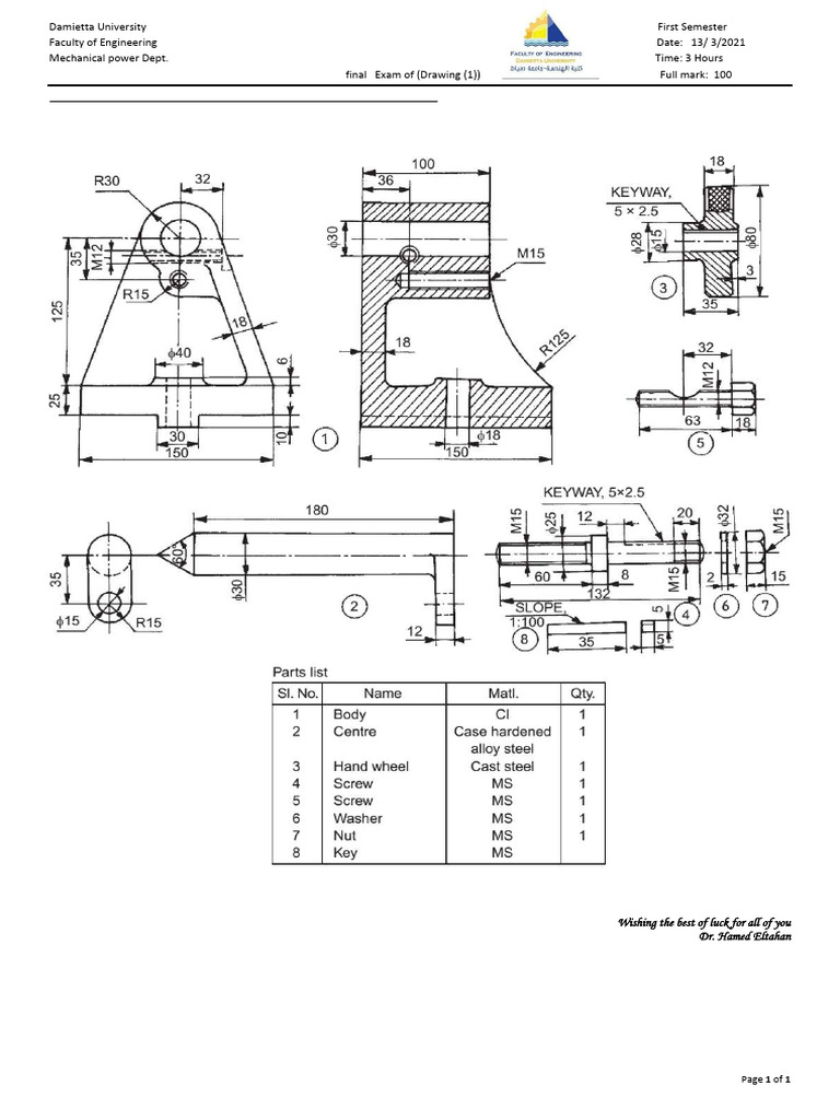 Drawing (1) Final 2021 2 | PDF
