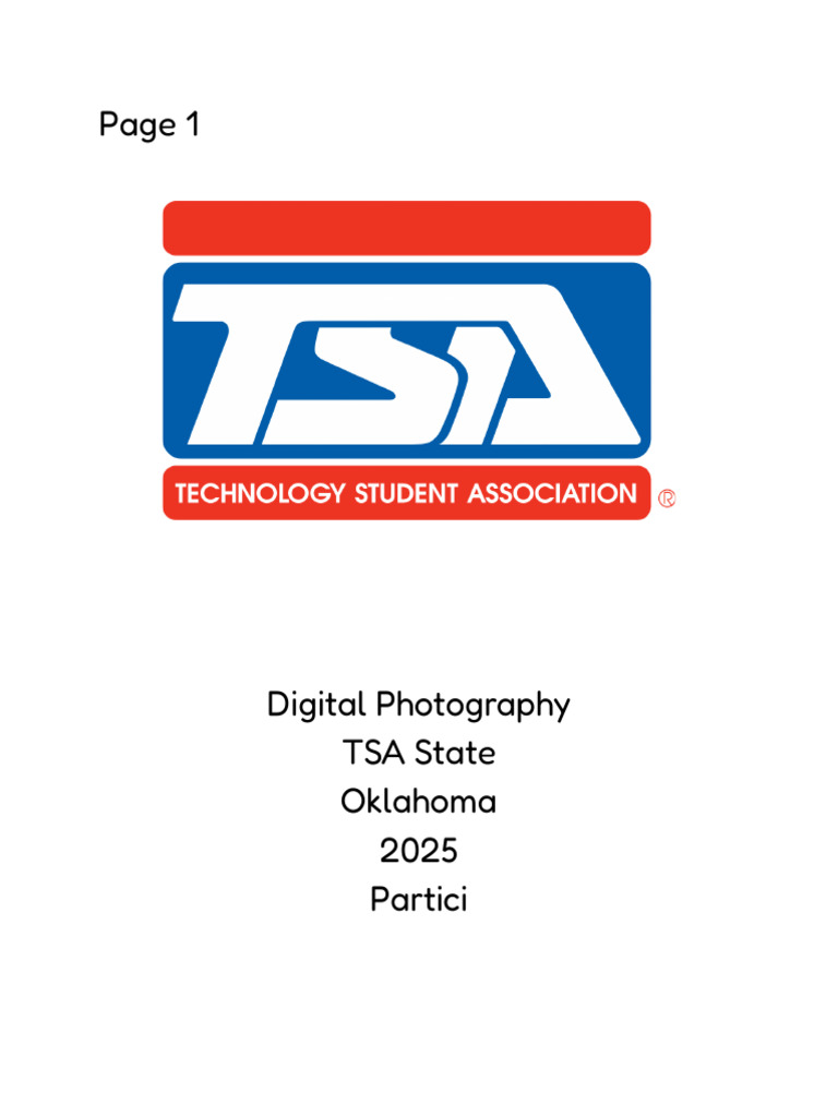 TSA Portfolio (Digital Photography) | PDF