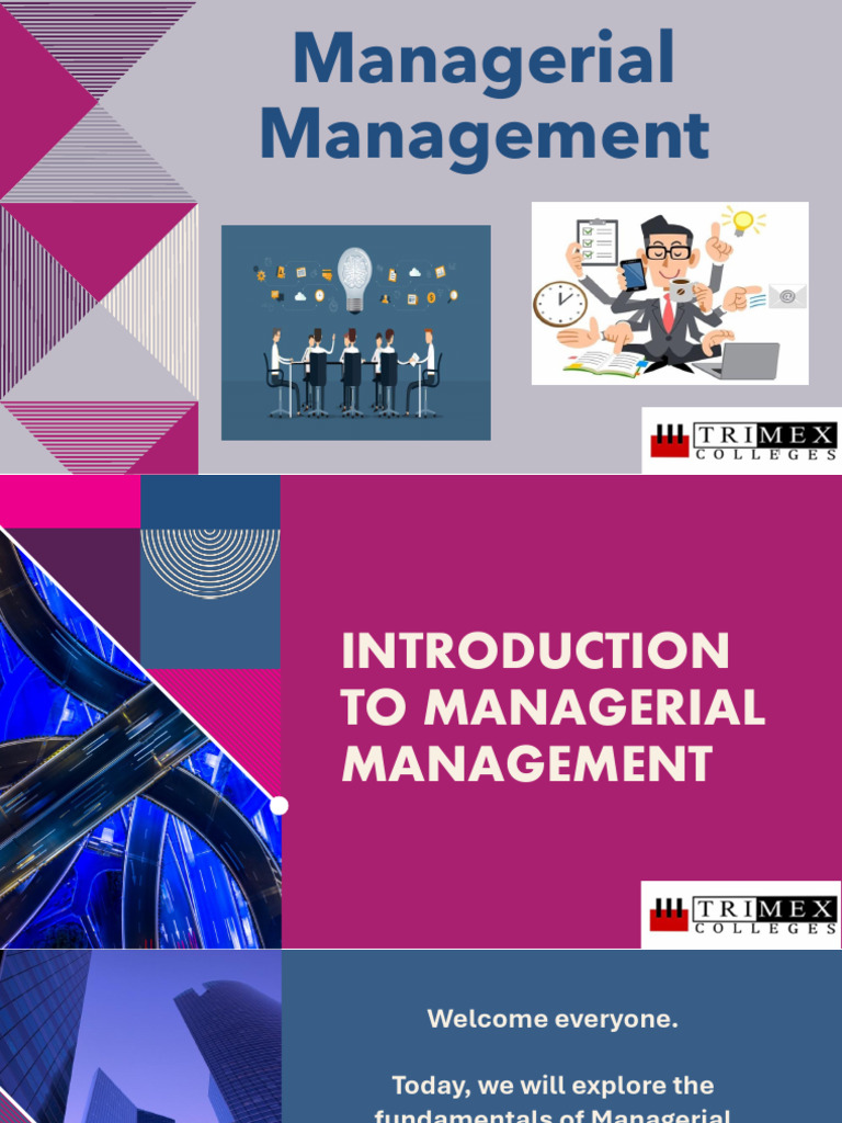 Module 1 - Introduction To Managerial Management | PDF | Corporate ...