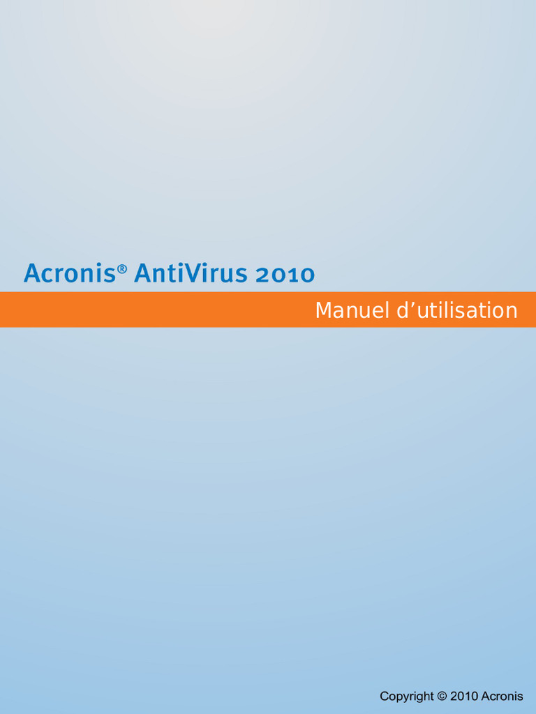 AAV2010 Ug FR-FR | PDF | Microsoft Windows | Windows XP