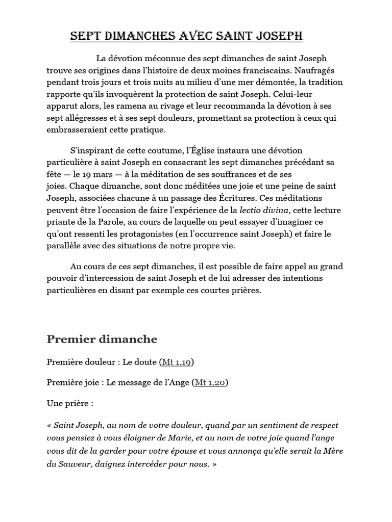 2021 Devotion A ST Joseph | PDF | Saint Joseph | Spiritualité