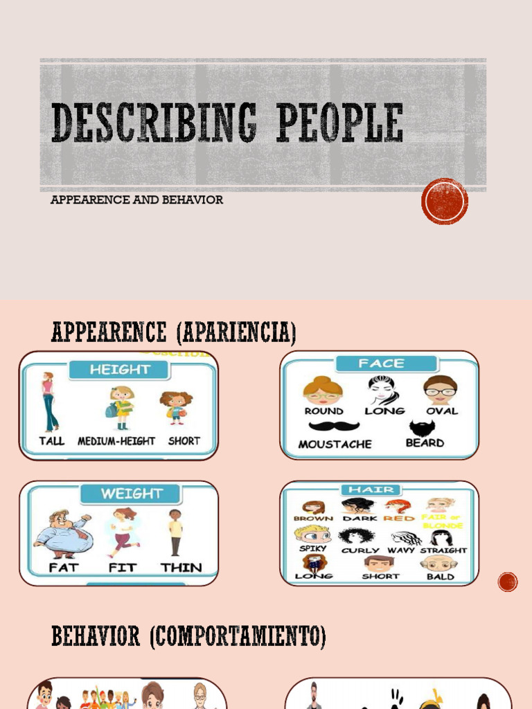 Describing People | PDF