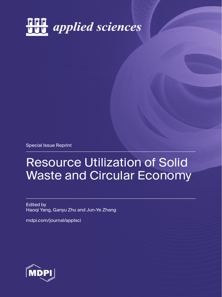 Resource Utilization of Solid Waste and Circular Economy | PDF | Waste ...