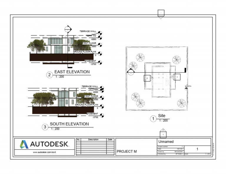 East Elevation 2: Terrace Wall 7550 | PDF | Civil Engineering ...