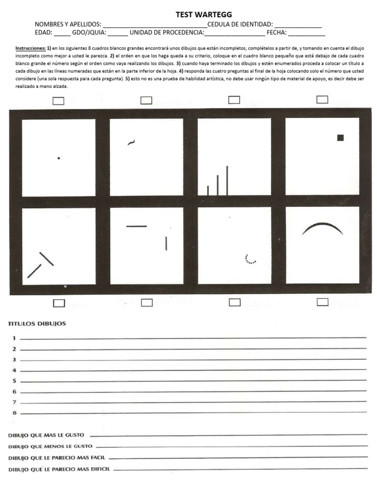 Test Wartegg | PDF