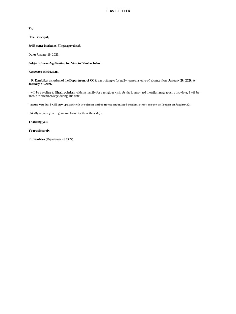 Leave | PDF