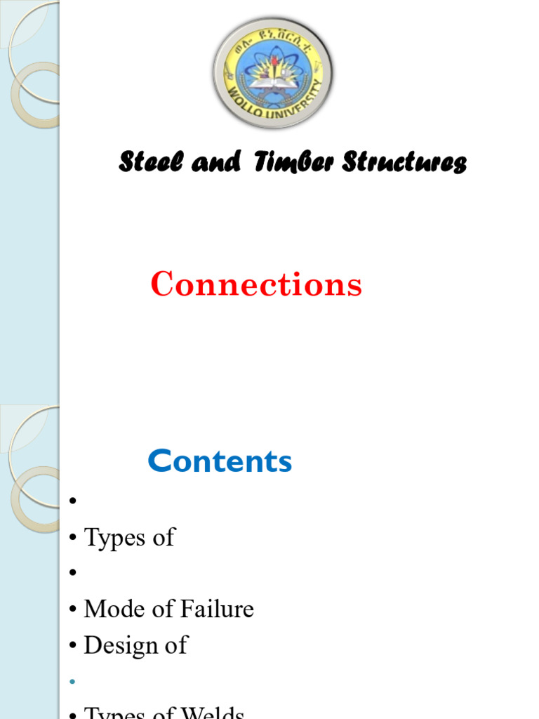 Chapter 6 Connection Design | PDF | Screw | Welding