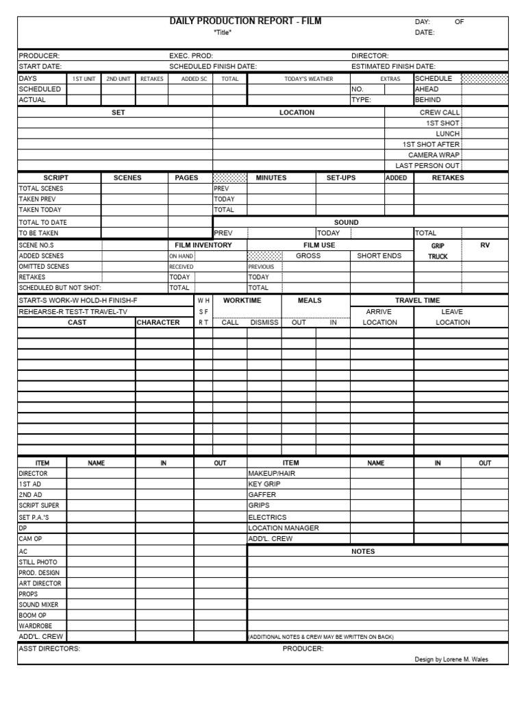 Organization Tools For Production Daily Production Report | PDF