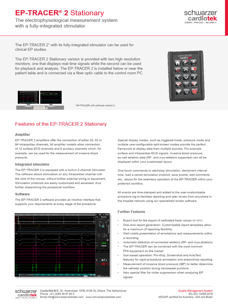 Ep Tracer 2 Stationary Ds v4.2!12!2024 En | PDF | Medical Device ...