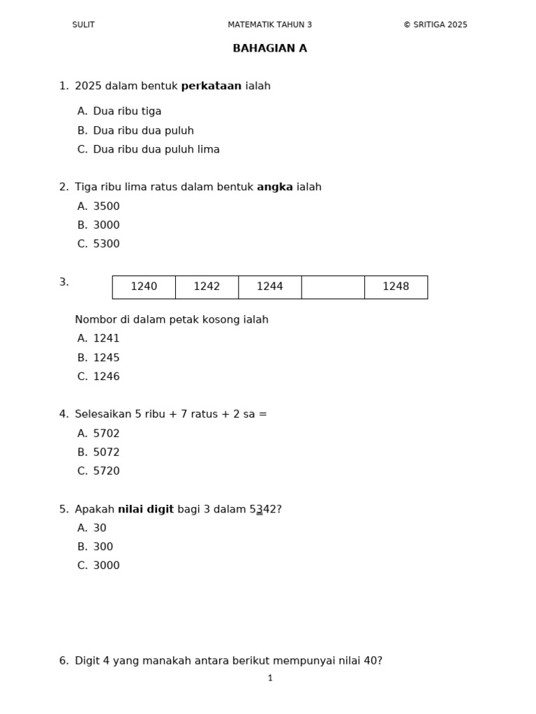 Math T3 | PDF