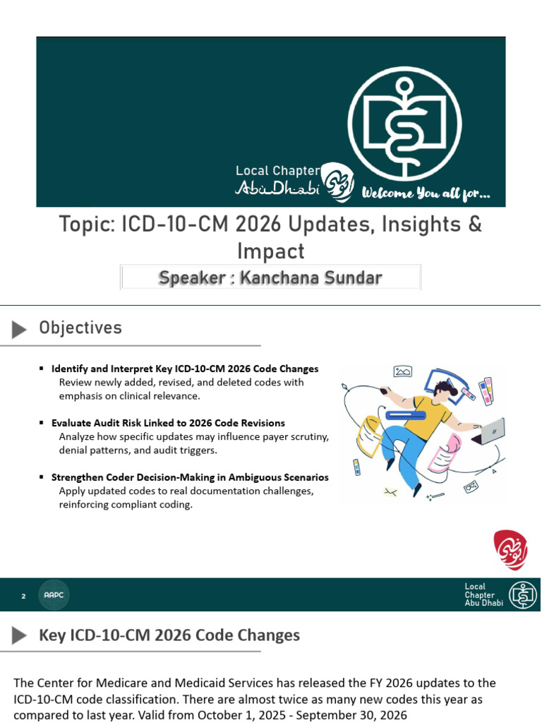 ICD 10 CM 2026 Presentation Update | PDF | Multiple Sclerosis | Breast ...