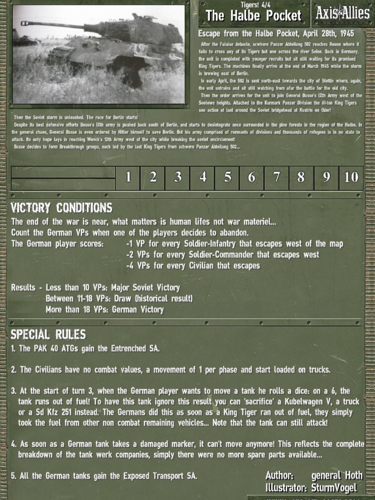 Tig4 - The Halbe Pocket (28/04/1945) | PDF