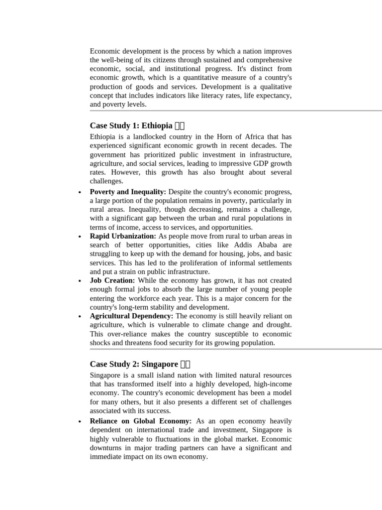 Econ 13 Case Study | PDF | Cost Of Living | Economic Growth