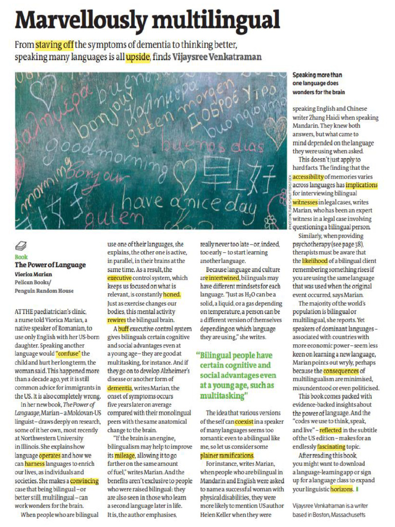 Marvellously Multilingual | PDF