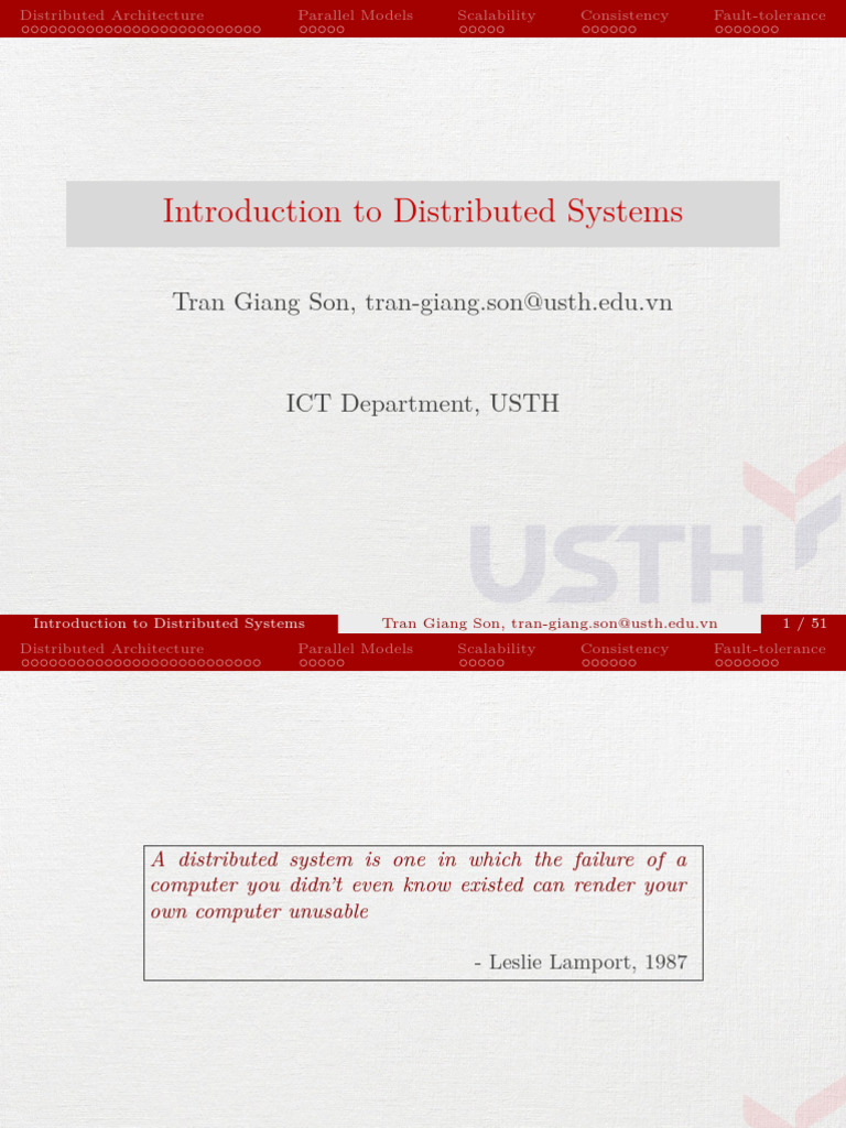 Distributed System | PDF | Parallel Computing | Distributed Computing