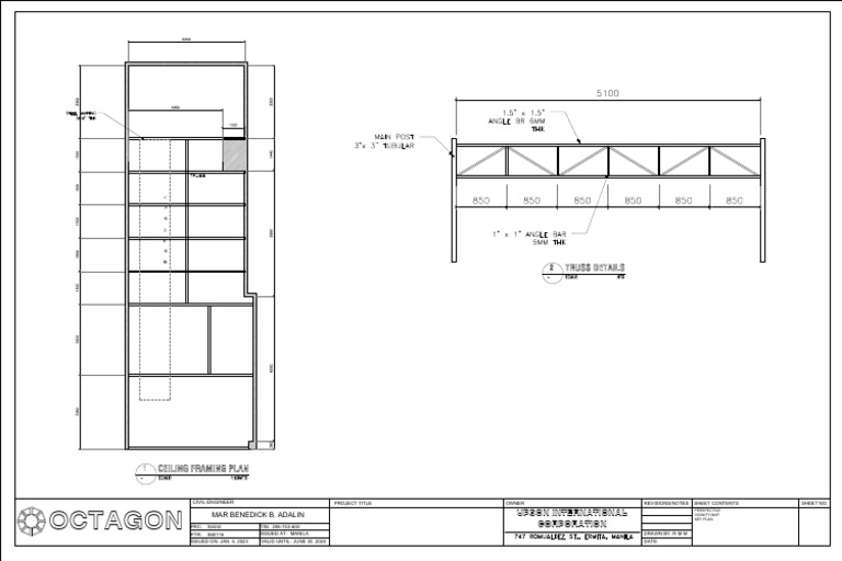Ceiling Framing Plan -01!26!25 | PDF