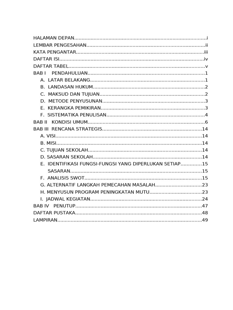 RKJM SMP Islam Ar-Raudhah 2025-2029 | PDF